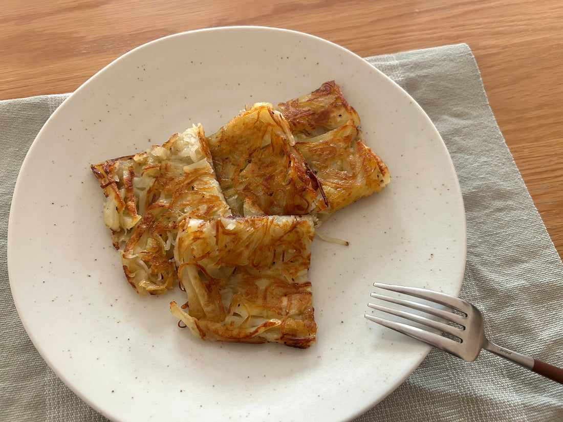 Hash Browns with a Nakiri Knife
