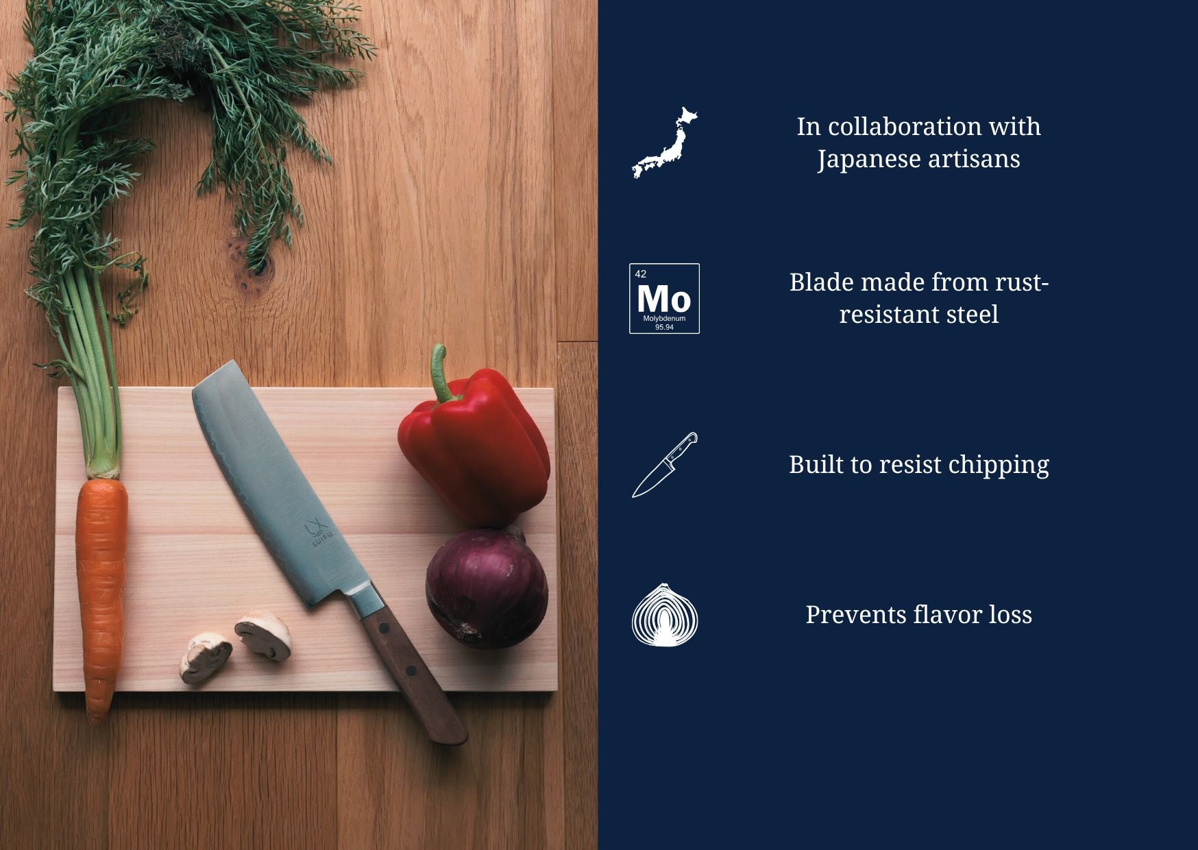 【Pre-Order 5 months】SUIFU Nakiri Knife