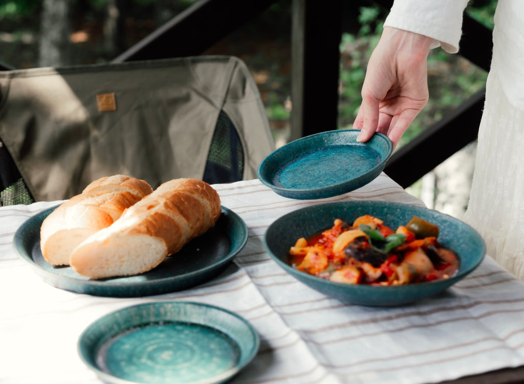 Kanae Fumiyama 15 cm — Rusted Green Plate