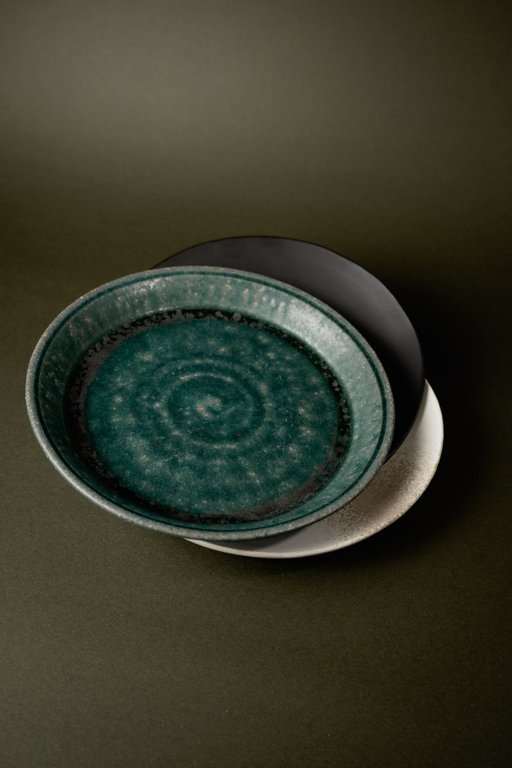Kanae Fumiyama 15 cm — Rusted Green Plate