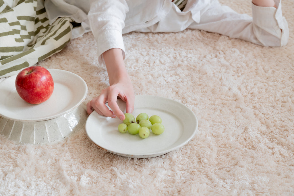 Shinji Akane 24 cm — Kohiki Mat Sogi Plate