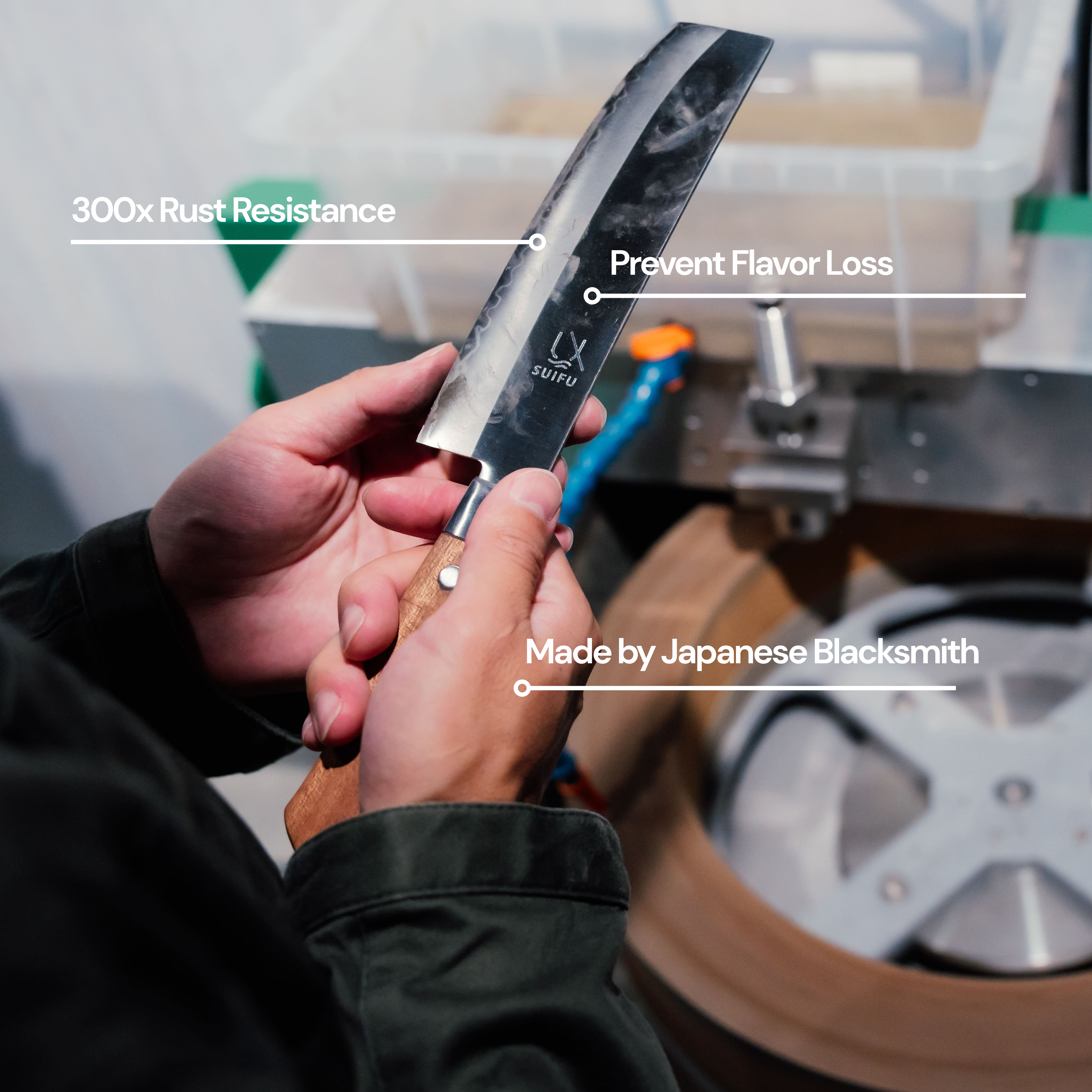 【Vorbestellung 4 Monate】SUIFU Nakiri-Messer